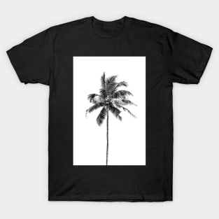 Palm tree by the beach T-Shirt